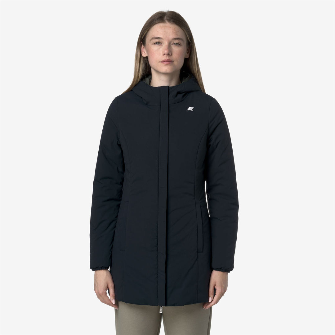 DENISE ST WARM REVERSIBLE - Jackets - Mid - WOMAN - GREEN BLACKISH-Blue Depth