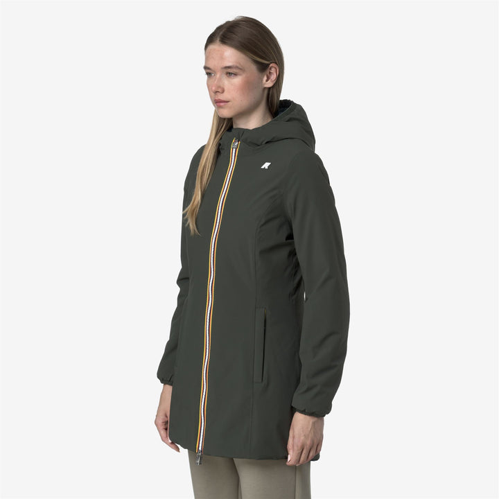 DENISE ST WARM REVERSIBLE - Jackets - Mid - WOMAN - GREEN BLACKISH-Blue Depth