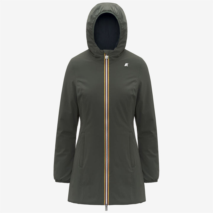 DENISE ST WARM REVERSIBLE - Jackets - Mid - WOMAN - GREEN BLACKISH-Blue Depth