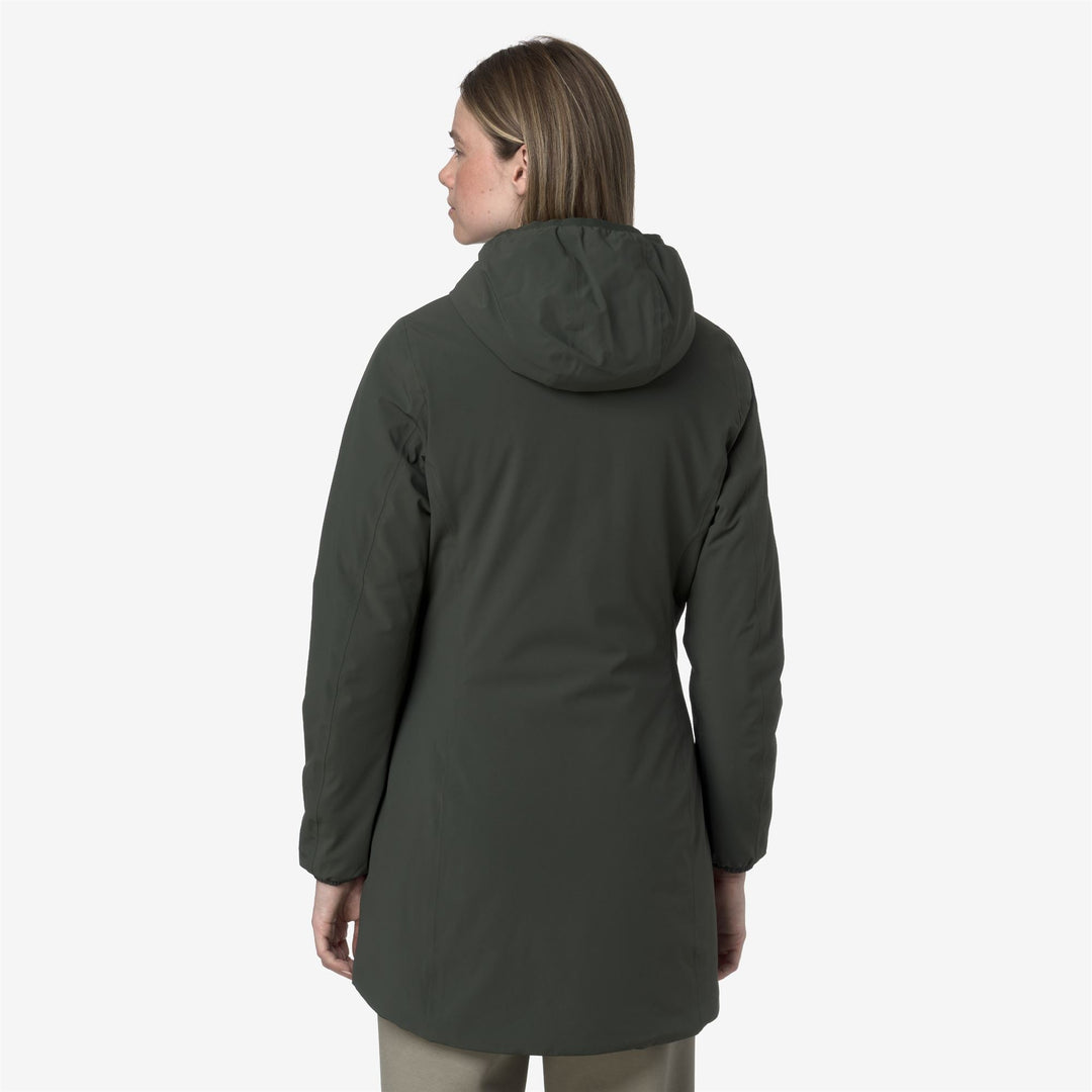 DENISE ST WARM REVERSIBLE - Jackets - Mid - WOMAN - GREEN BLACKISH-Blue Depth