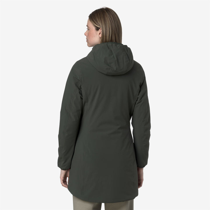DENISE ST WARM REVERSIBLE - Jackets - Mid - WOMAN - GREEN BLACKISH-Blue Depth