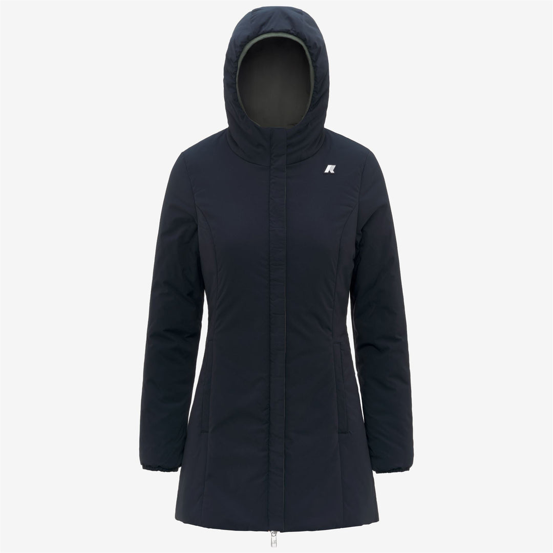 DENISE ST WARM REVERSIBLE - Jackets - Mid - WOMAN - GREEN BLACKISH-Blue Depth