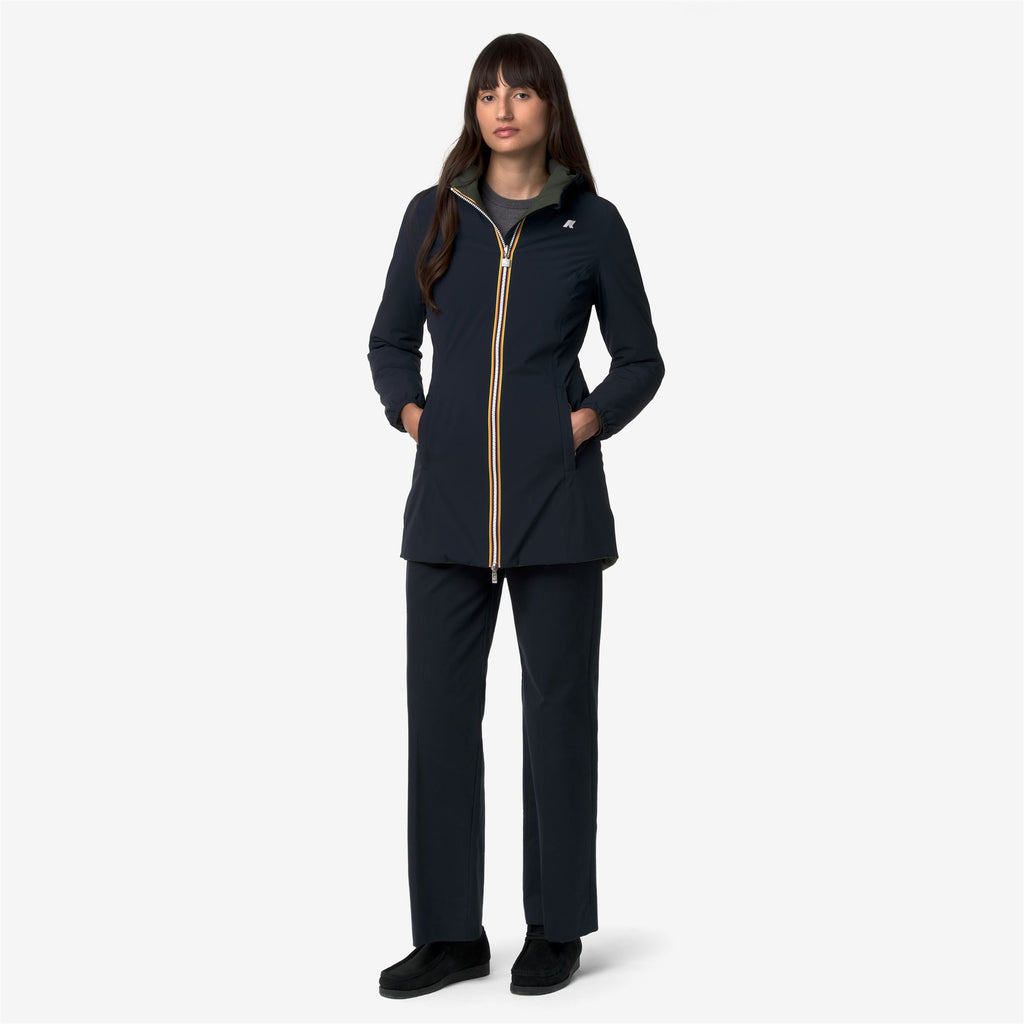 Jackets_Woman_DENISE ST WARM DOUBLE_Mid_Blue Depth - GREEN BLACKISH - Commercial 7