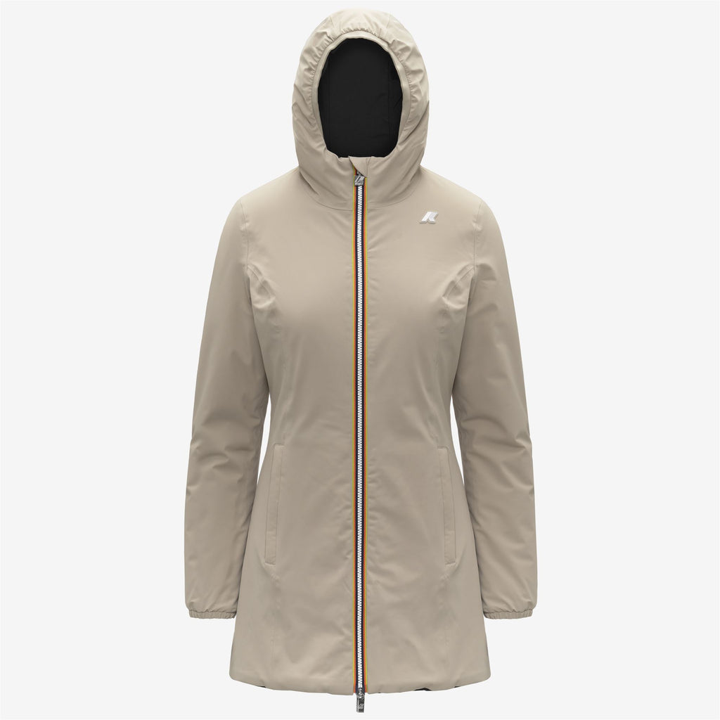 Jackets_WOMAN_DENISE ST WARM DOUBLE_Mid_Beige Cashmere - Black Pure - Commercial 1