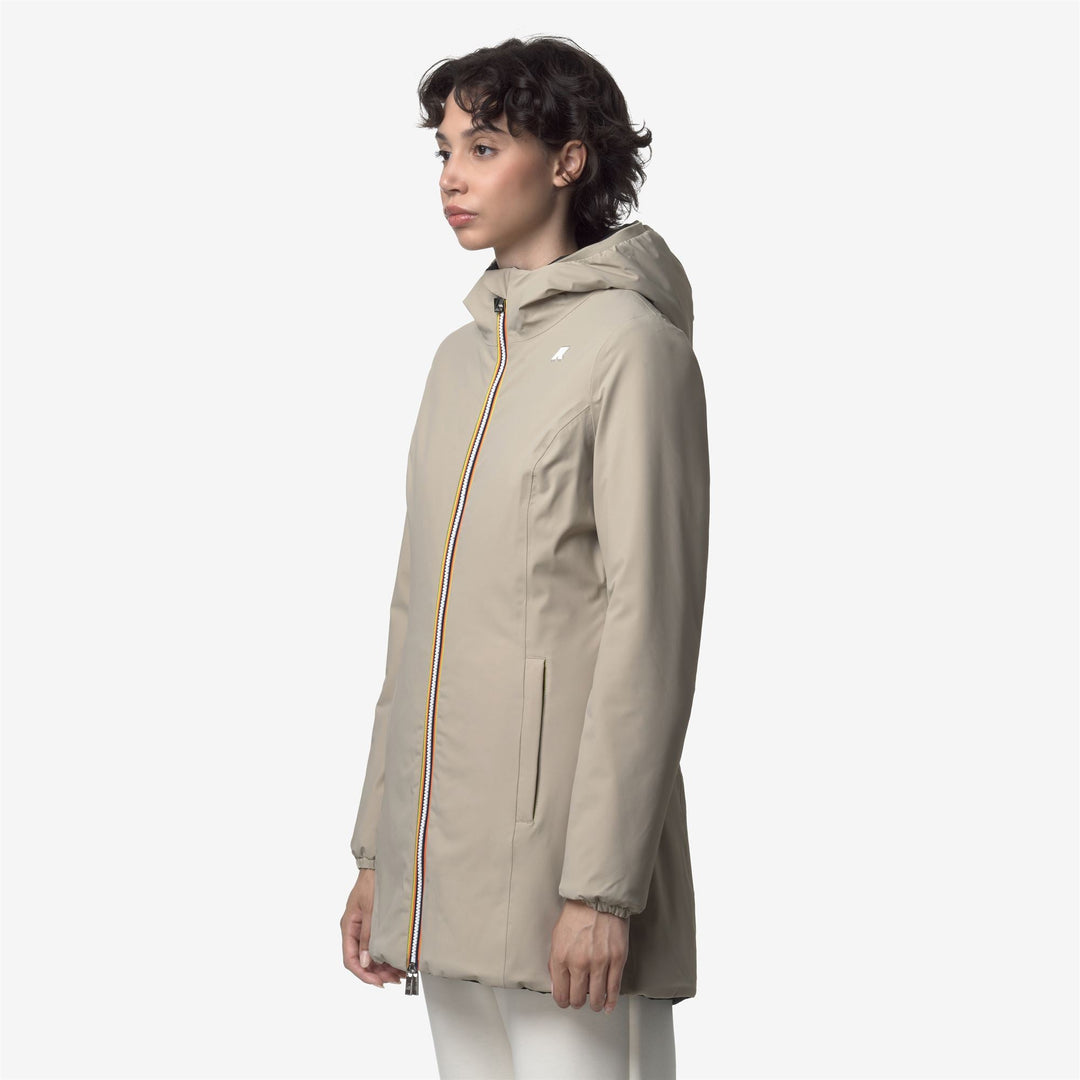 DENISE ST WARM REVERSIBLE - Jackets - Mid - WOMAN - Beige Cashmere-Black Pure