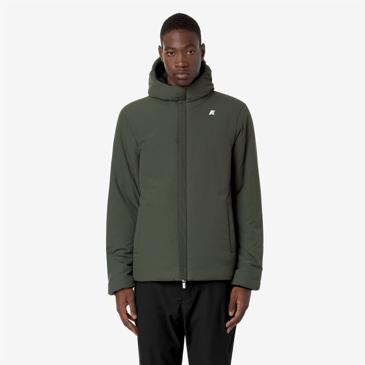 Jackets_MAN_JACK ST WARM DOUBLE_Short_Black Pure - GREEN BLACKISH - DetailDouble