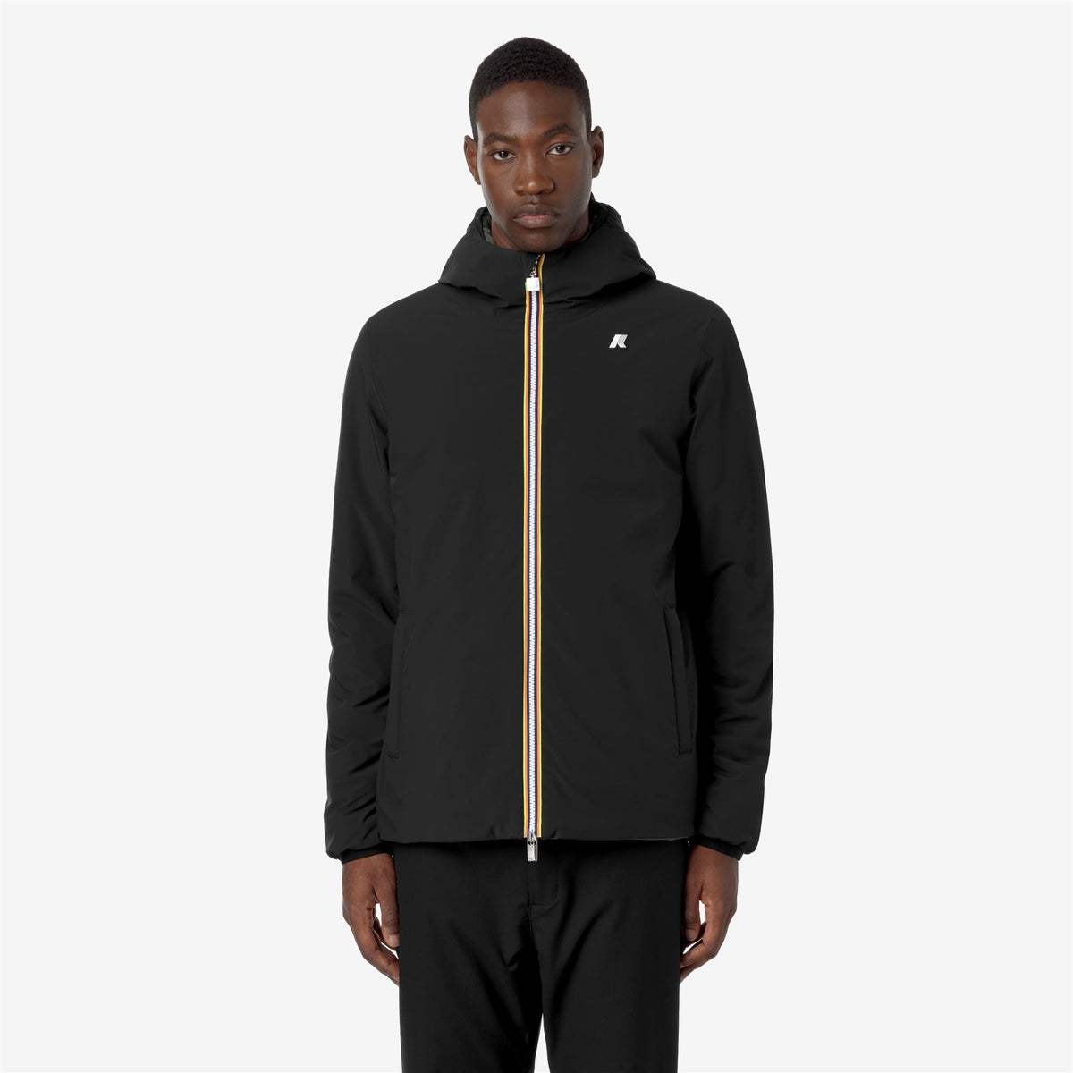 Jackets_MAN_JACK ST WARM DOUBLE_Short_Black Pure - GREEN BLACKISH - Commercial 3