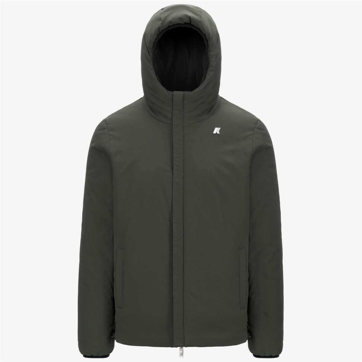 Jackets_MAN_JACK ST WARM DOUBLE_Short_Black Pure - GREEN BLACKISH - Commercial 2