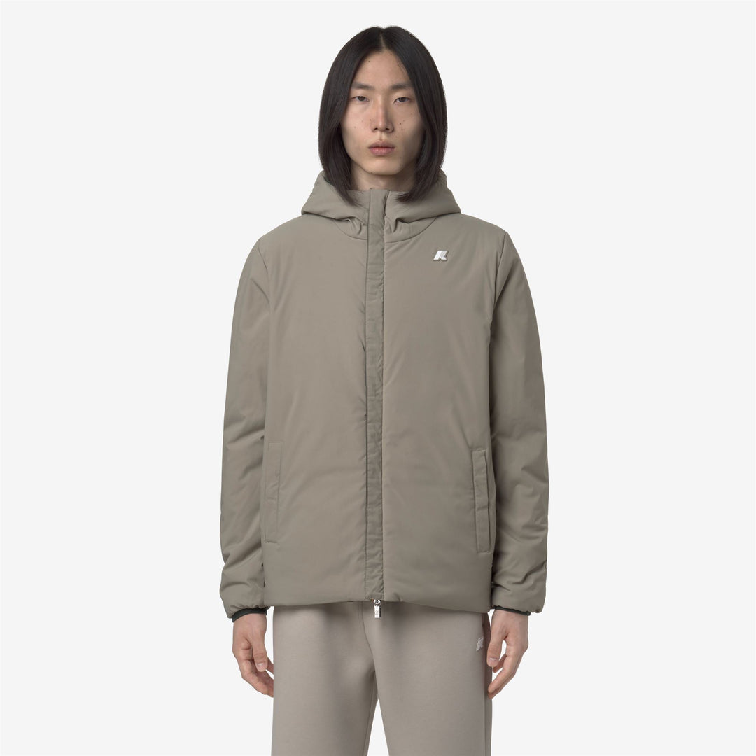 JACK ST WARM REVERSIBLE - Jackets - Short - MAN - GREEN BLACKISH-Green Oak