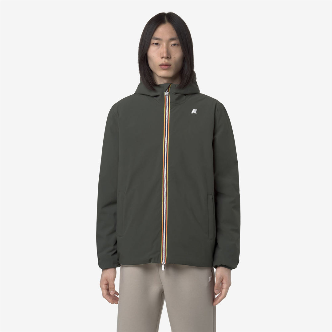 JACK ST WARM REVERSIBLE - Jackets - Short - MAN - GREEN BLACKISH-Green Oak
