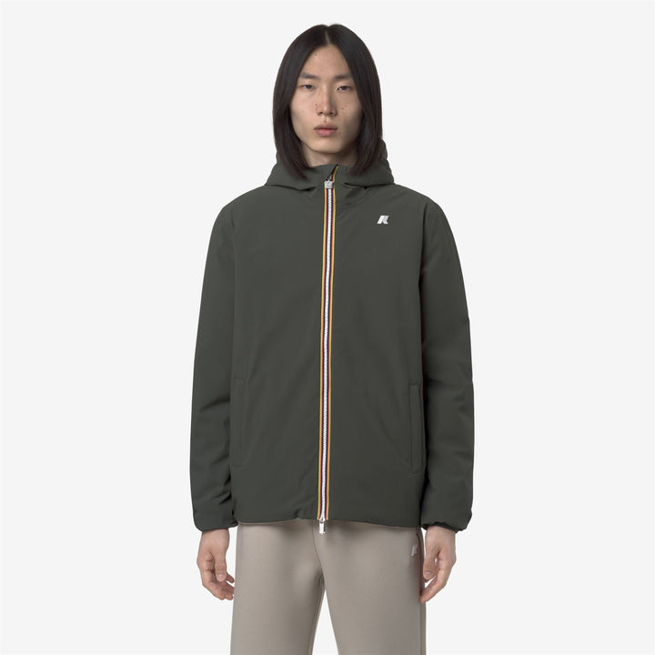 JACK ST WARM REVERSIBLE - Jackets - Short - MAN - GREEN BLACKISH-Green Oak
