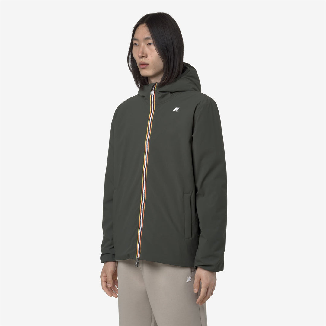 JACK ST WARM REVERSIBLE - Jackets - Short - MAN - GREEN BLACKISH-Green Oak