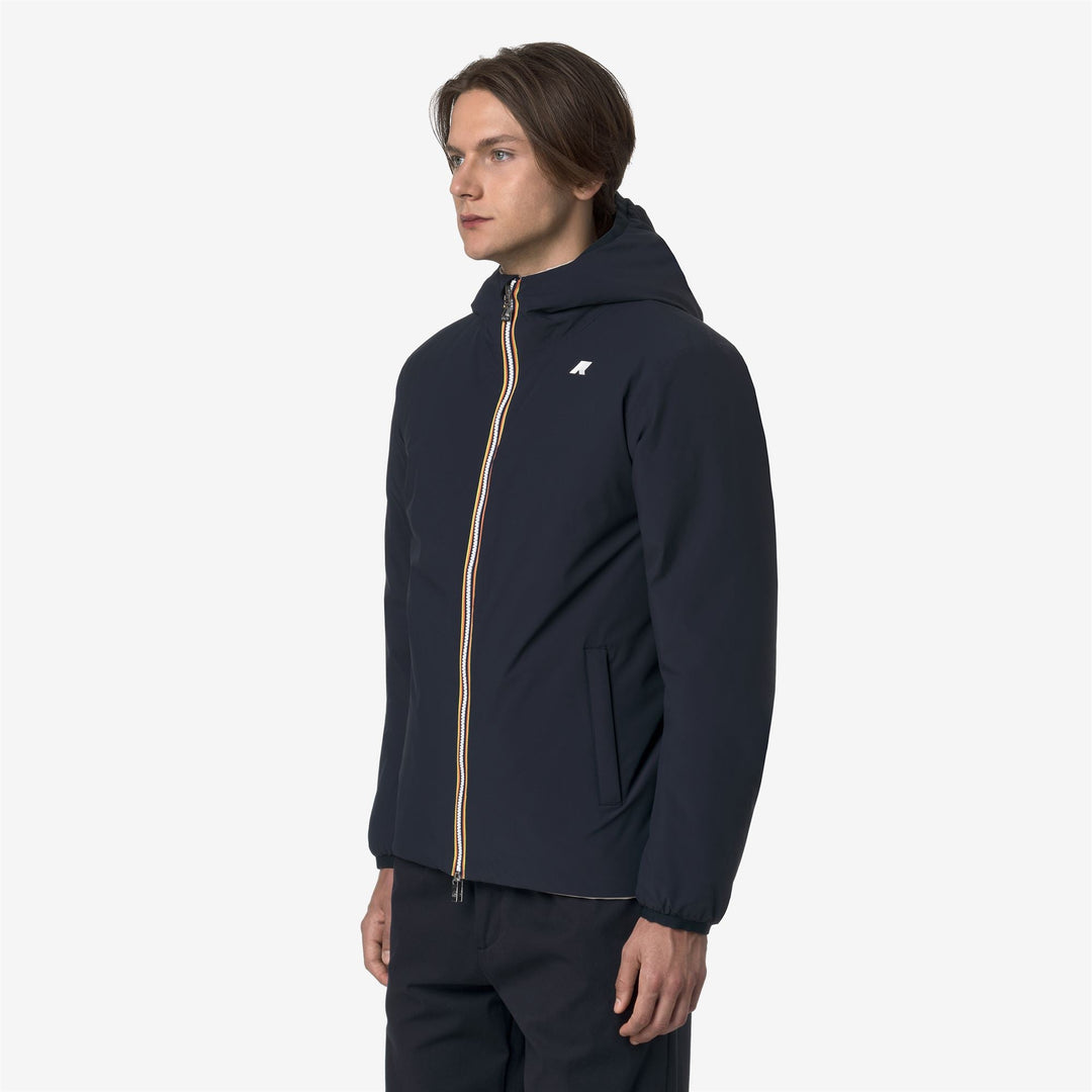 JACK ST WARM REVERSIBLE - Jackets - Short - MAN - Blue Depth-Beige Cashmere