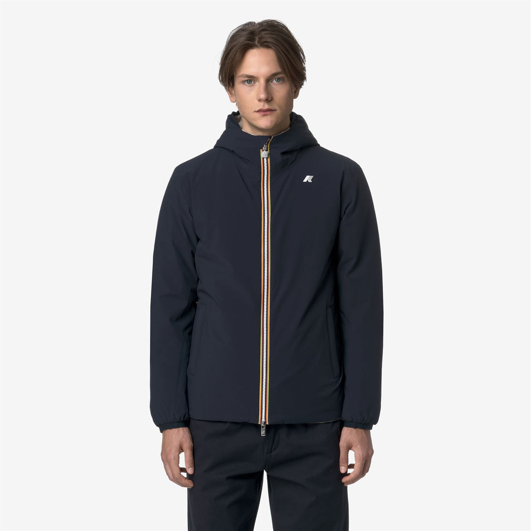 JACK ST WARM REVERSIBLE - Jackets - Short - MAN - Blue Depth-Beige Cashmere