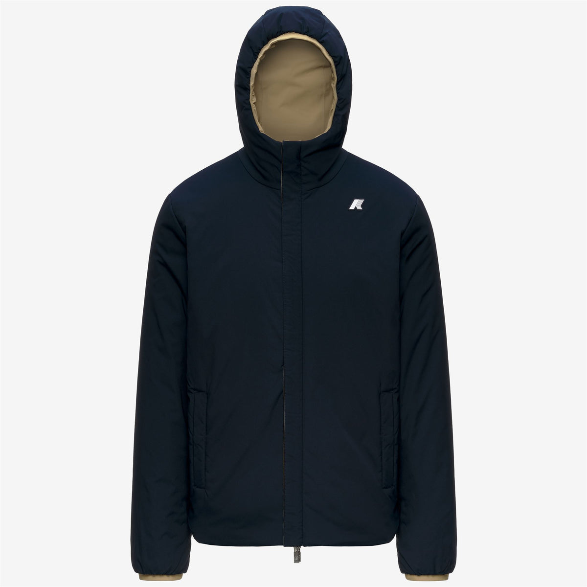 Jackets_Man_JACK ST WARM DOUBLE_Short_Beige Khaki - Blue Depth - Commercial 1