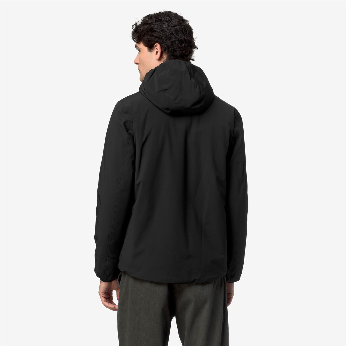 Jackets_Man_JACK ST WARM DOUBLE_Short_Black Pure - Green Army - Commercial 6