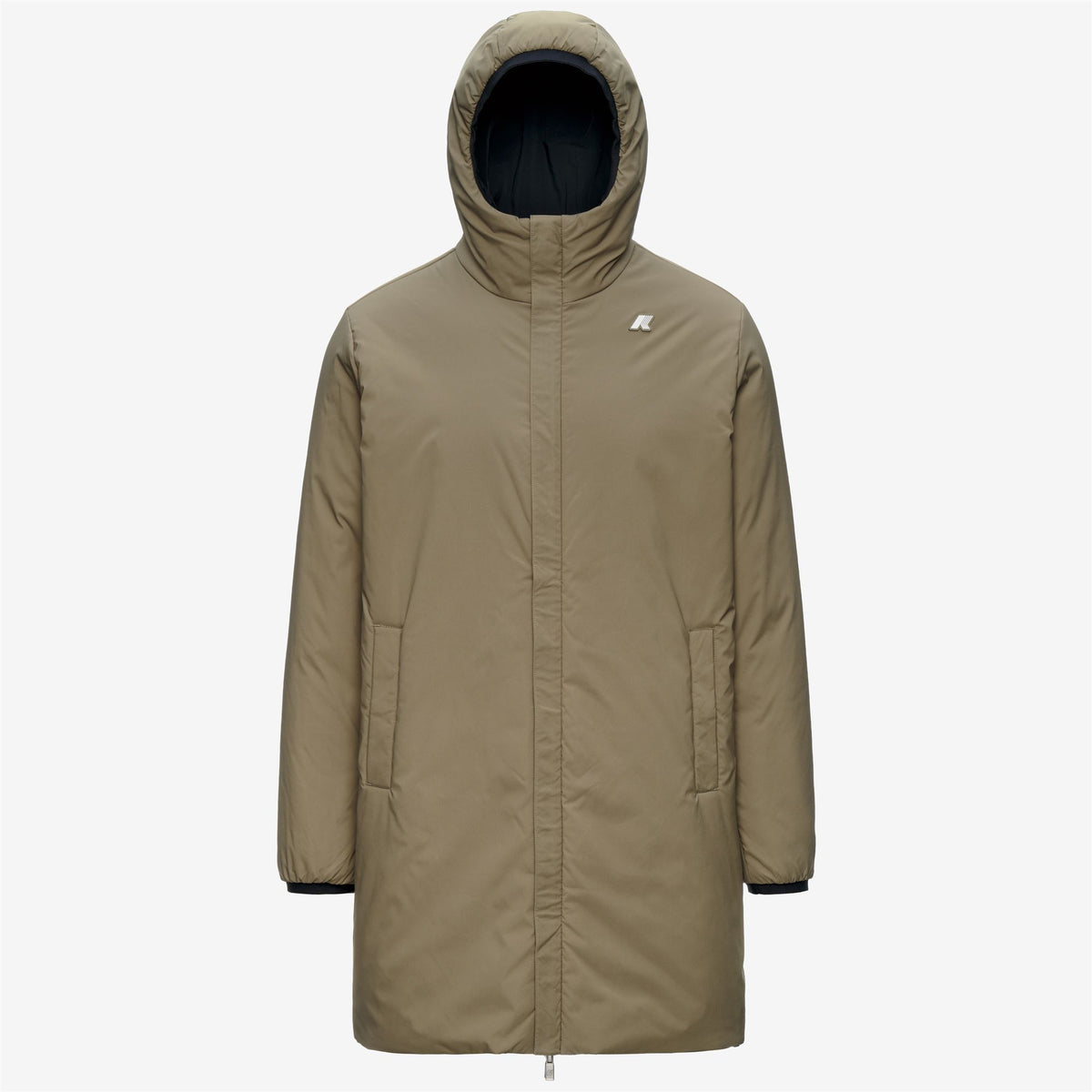 Jackets_Man_JACOB ST WARM DOUBLE_3/4 Length_Black Pure - Green Army - Commercial 2
