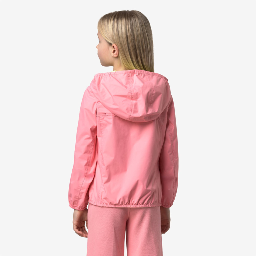 Jackets_Girl_P. LILY PLUS.2 DOUBLE_Short_Pink Geranium - Yellow Lime - Commercial 6
