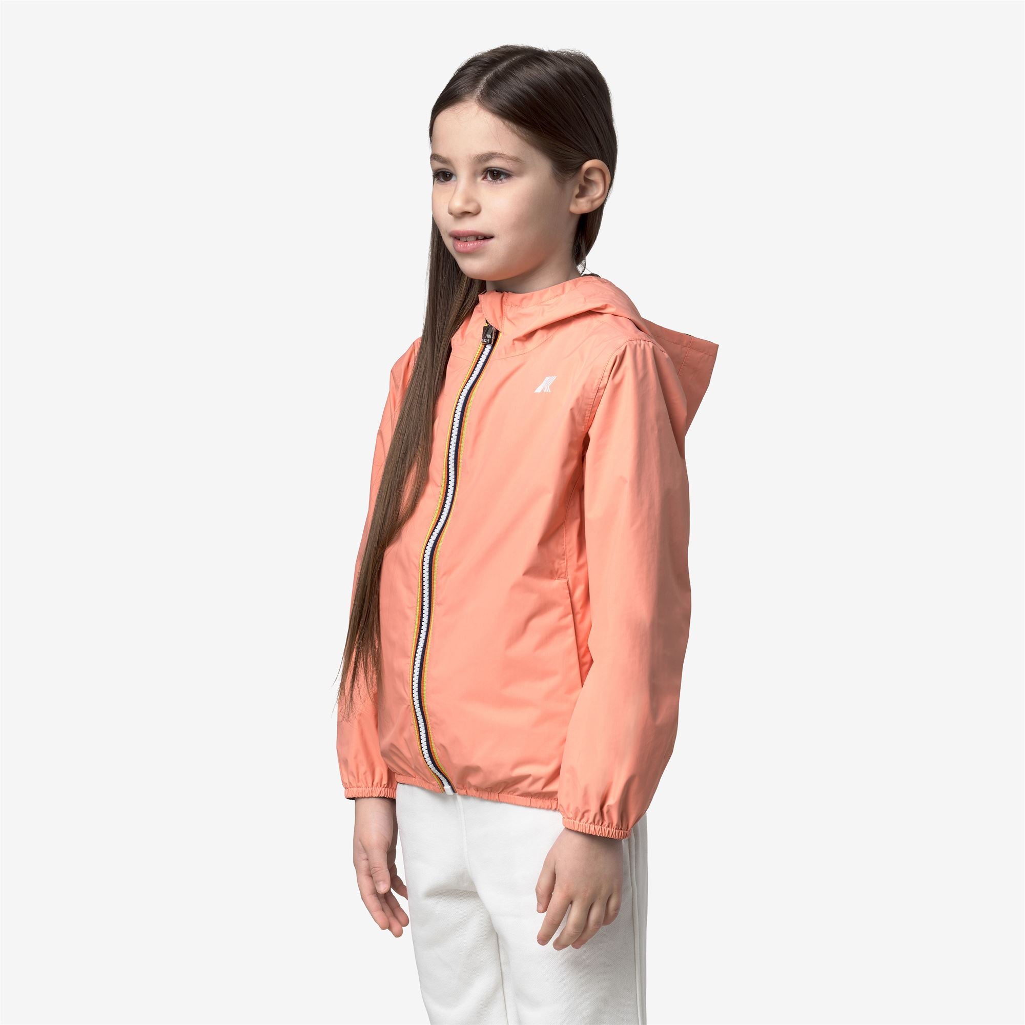 Jackets_Girl_P. LILY PLUS.2 DOUBLE_Short_Pink Pamplemousse - Blue Depth - Commercial 5