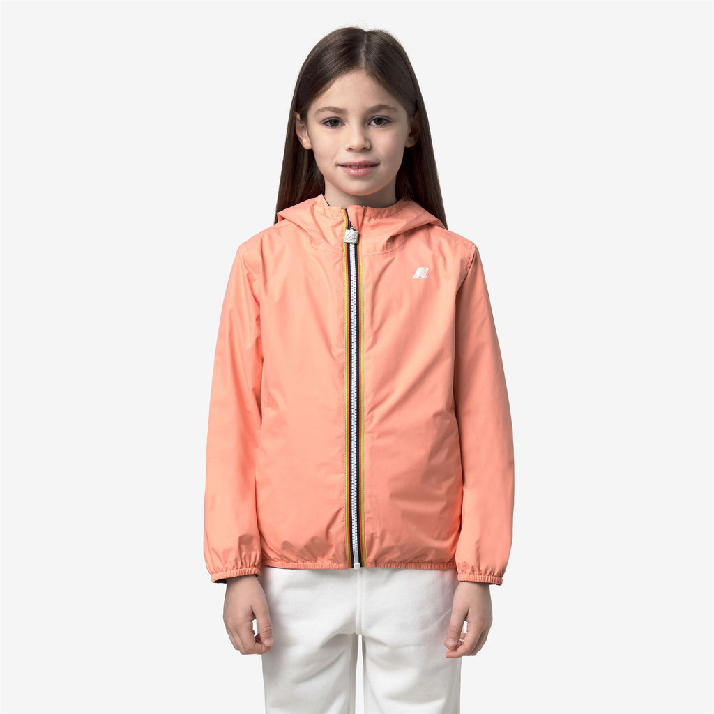 Jackets_Girl_P. LILY PLUS.2 DOUBLE_Short_Pink Pamplemousse - Blue Depth - Commercial 4