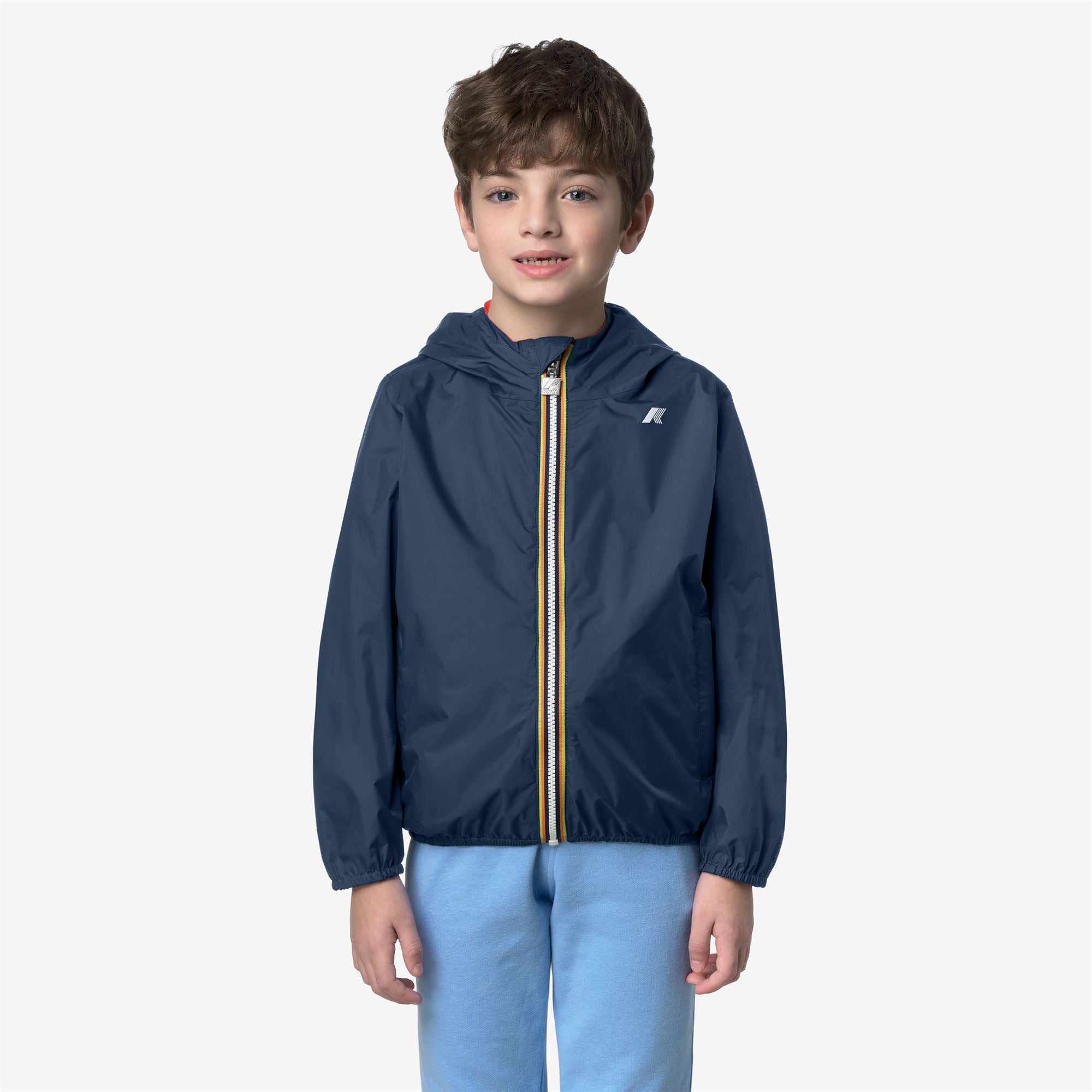 Jackets_Boy_P. JAKE PLUS.2 DOUBLE_Short_Blue Insignia - Red Poppy - Commercial 4