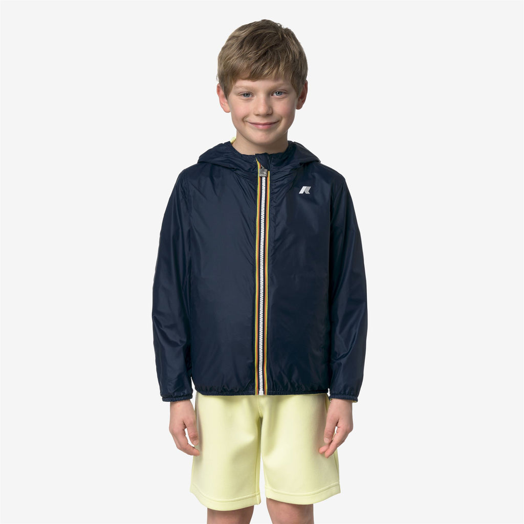 Jackets_Boy_P. JAKE PLUS.2 DOUBLE_Short_Yellow Lime - Blue Insignia - Commercial 7