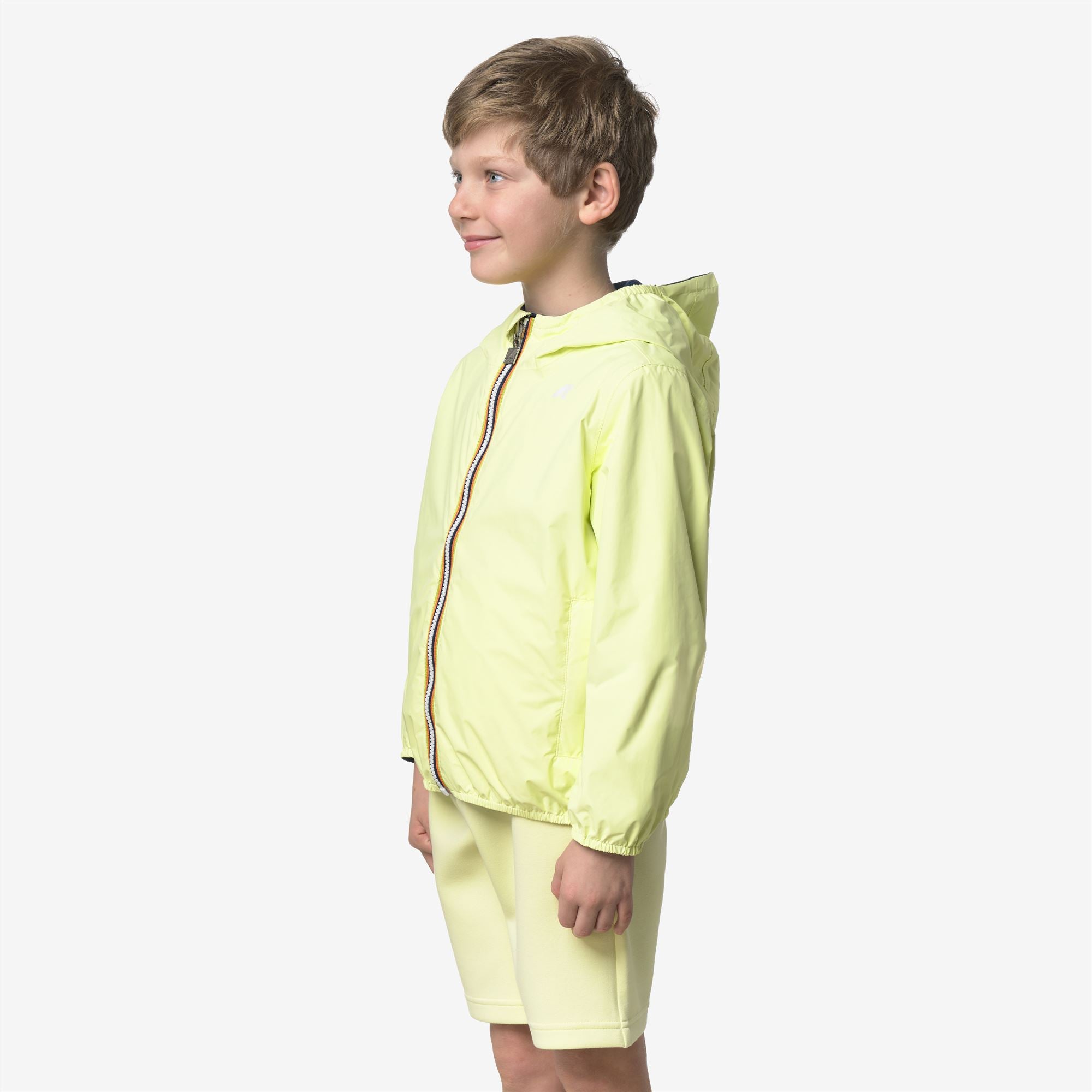 Jackets_Boy_P. JAKE PLUS.2 DOUBLE_Short_Yellow Lime - Blue Insignia - Commercial 5