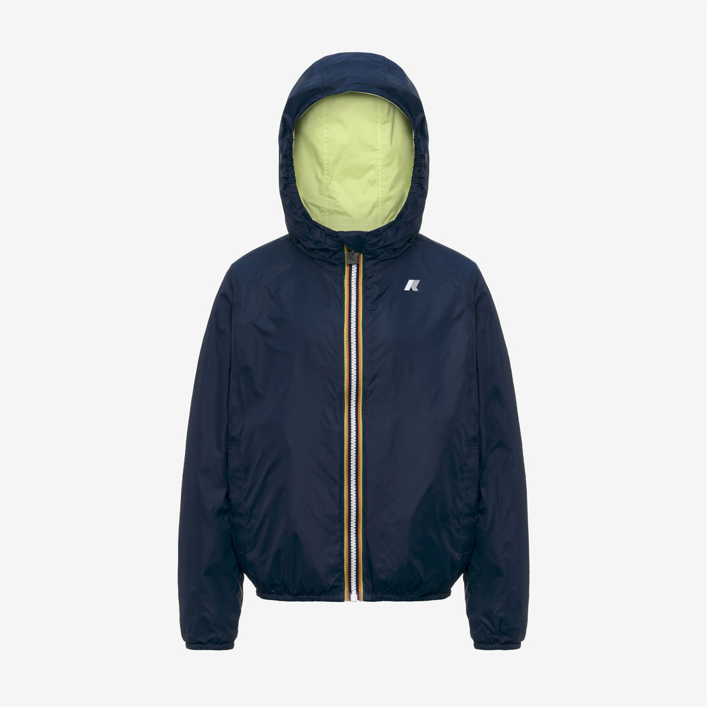 Jackets_Boy_P. JAKE PLUS.2 DOUBLE_Short_Yellow Lime - Blue Insignia - Commercial 2