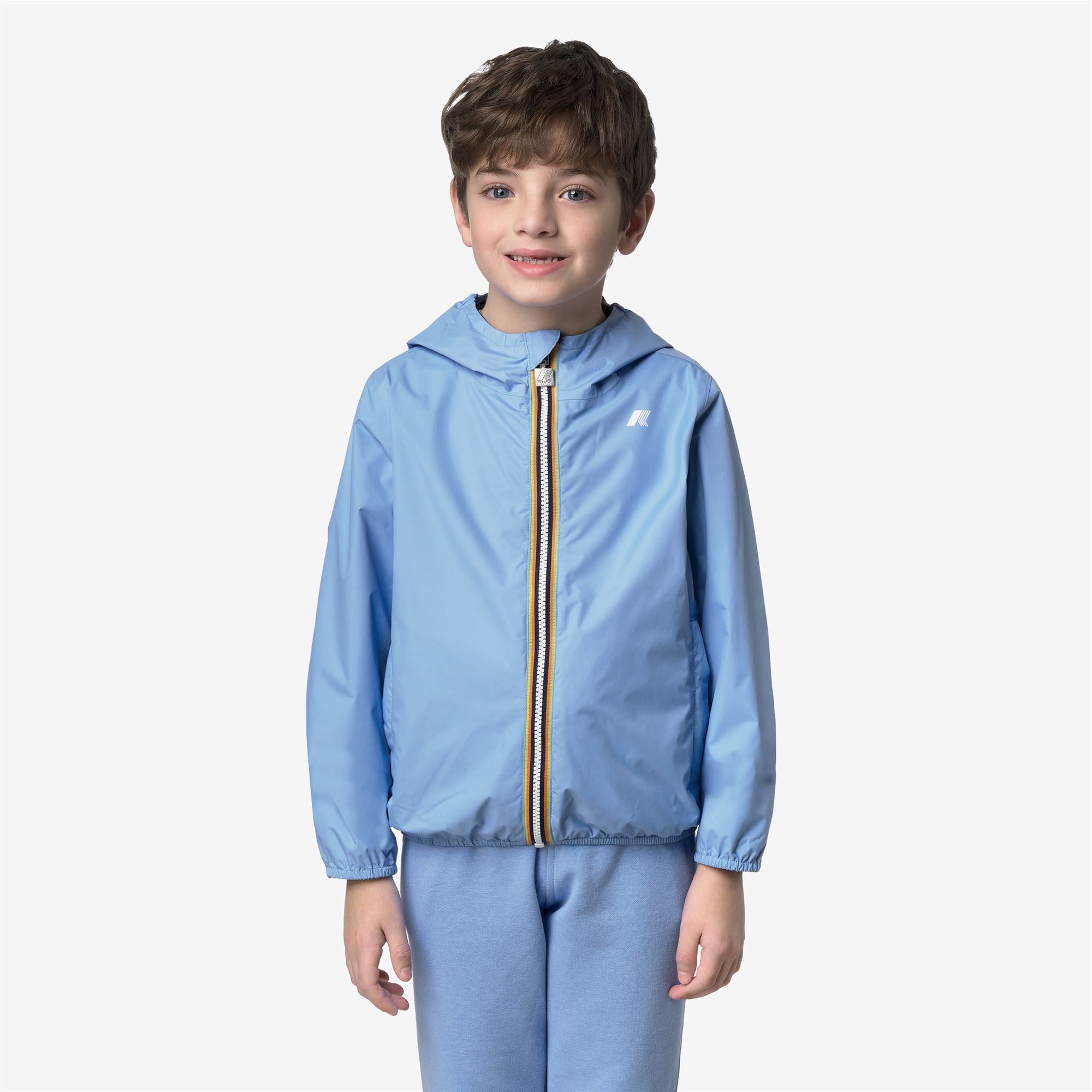 Jackets_Boy_P. JAKE PLUS.2 DOUBLE_Short_Blue Cielo - Blue Depth - Commercial 4