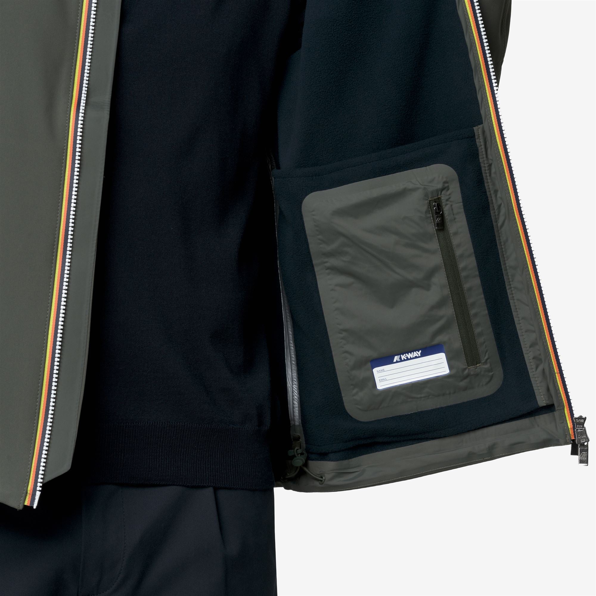 Jackets_MAN_JACKO BONDED_Short_GREEN BLACKISH  - Blue Depth - Commercial 7