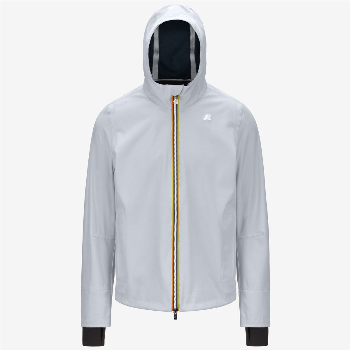 Jackets_Man_JACKO BONDED_Short_Grey Ash - Blue Depth - Commercial 1