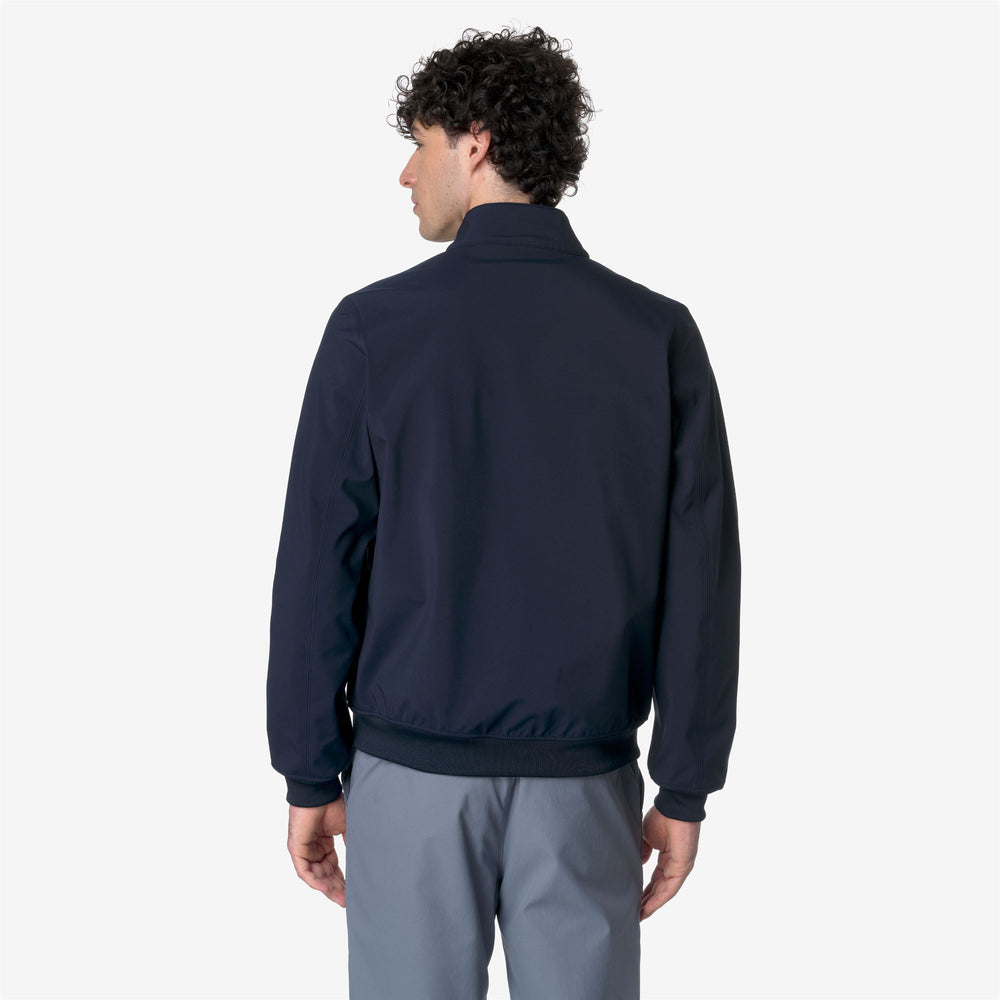 Jackets_MAN_ARSENE BONDED_Short_Blue Depth-Blue Depth - Blue Depth - DressedFrontDouble