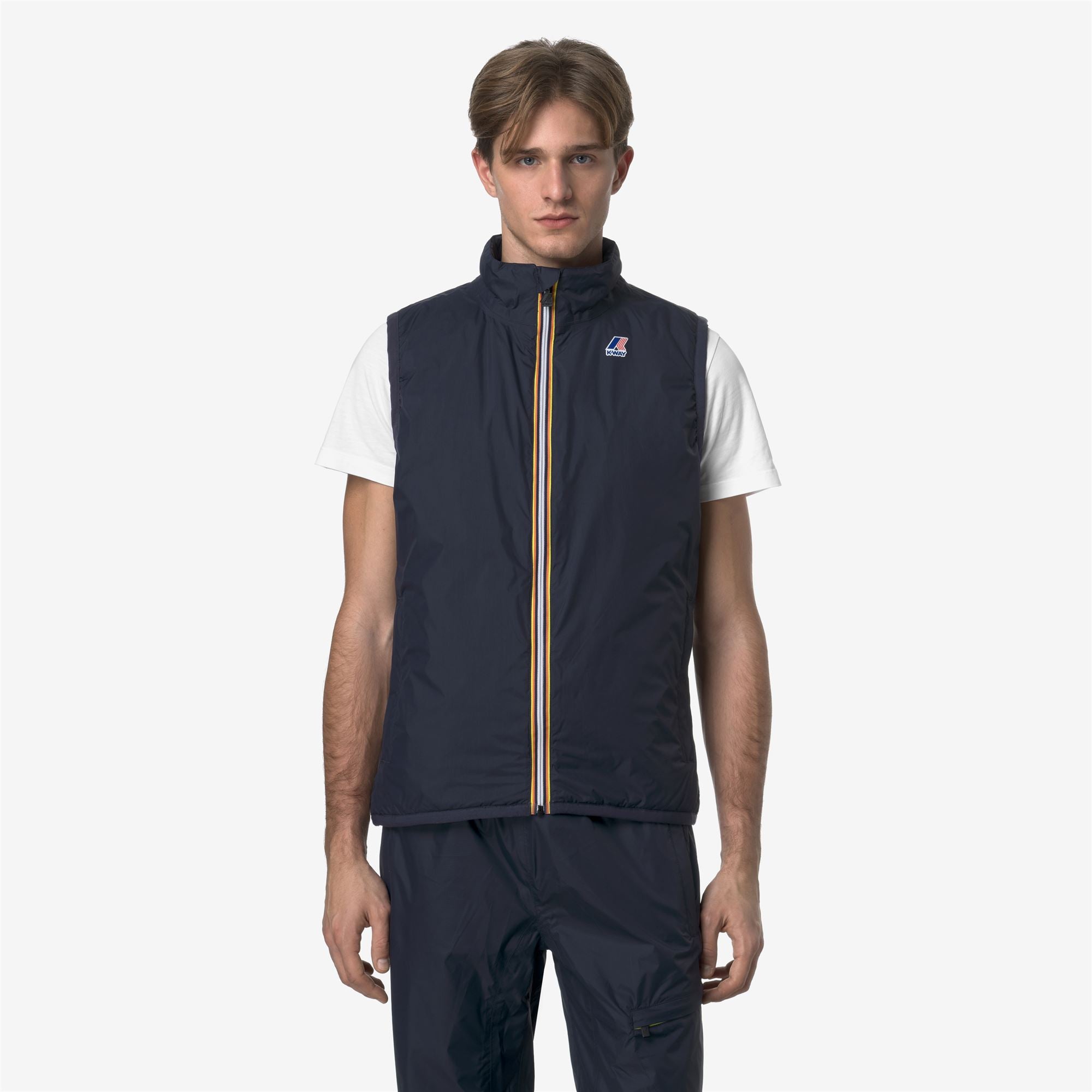 Jackets_UNISEX_LE VRAI 4.0 ROULAND WARM_Vest_Blue Depth - Commercial 2
