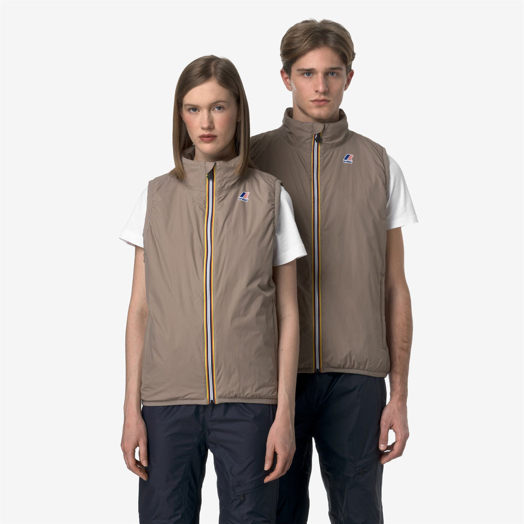 Jackets_UNISEX_LE VRAI 4.0 ROULAND WARM_Vest_Beige Taupe - Commercial 1