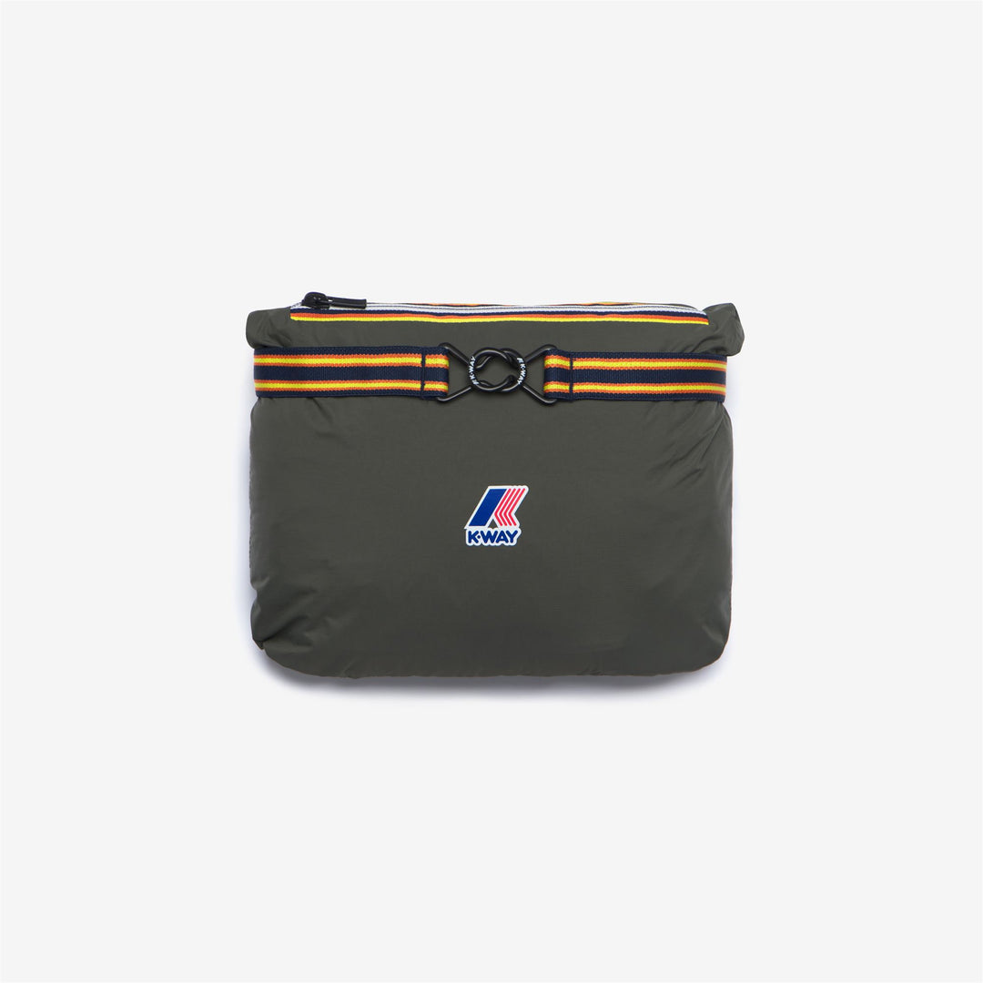 Jackets_UNISEX_LE VRAI 4.0 ROULAND WARM_Vest_GREEN BLACKISH - DressedFront