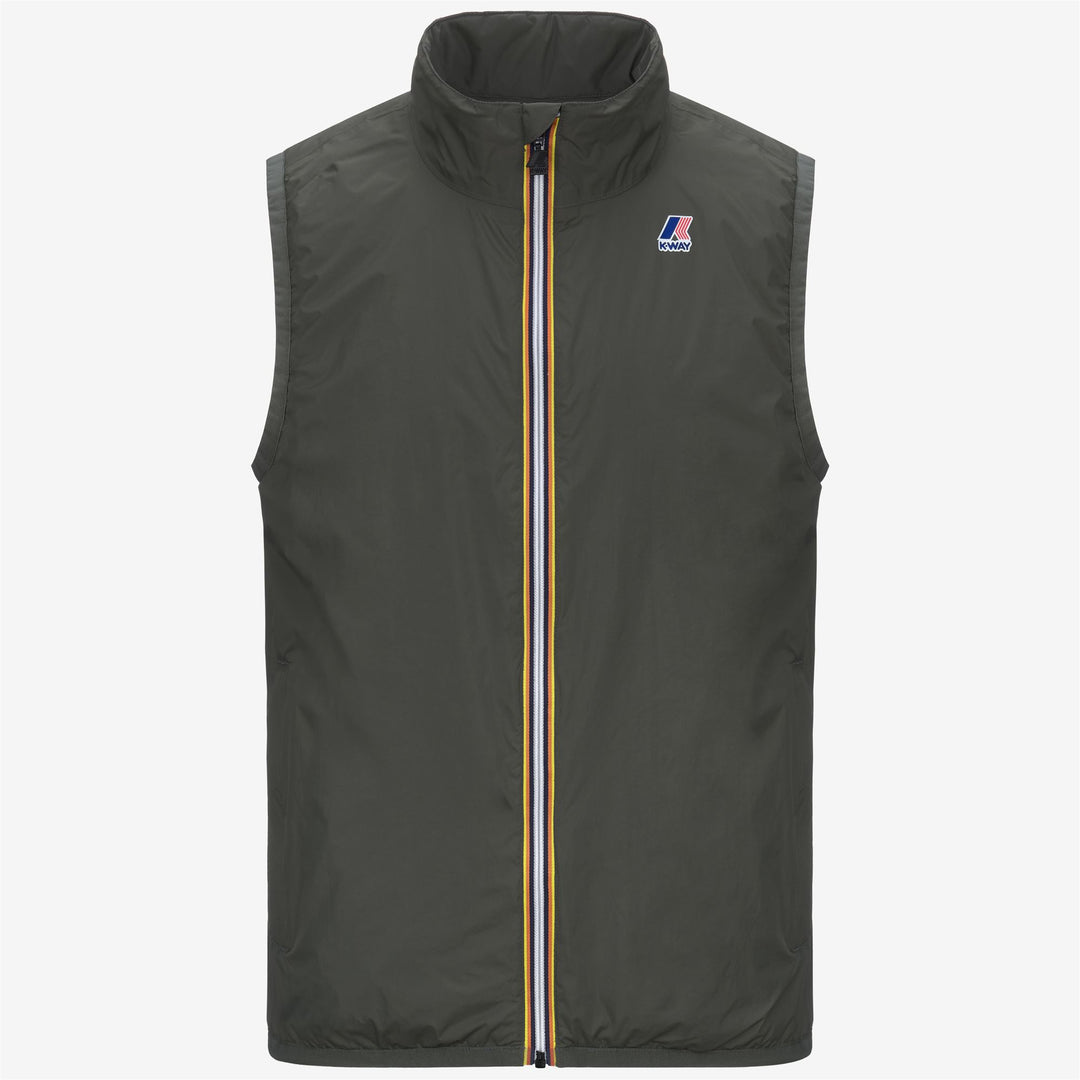Jackets_UNISEX_LE VRAI 4.0 ROULAND WARM_Vest_GREEN BLACKISH - Photo