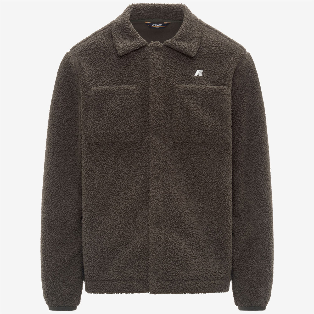 Fleece_MAN_CAMERON SHERPA POLAR_Jacket_Black Olive Combo - Black Olive - Commercial 1