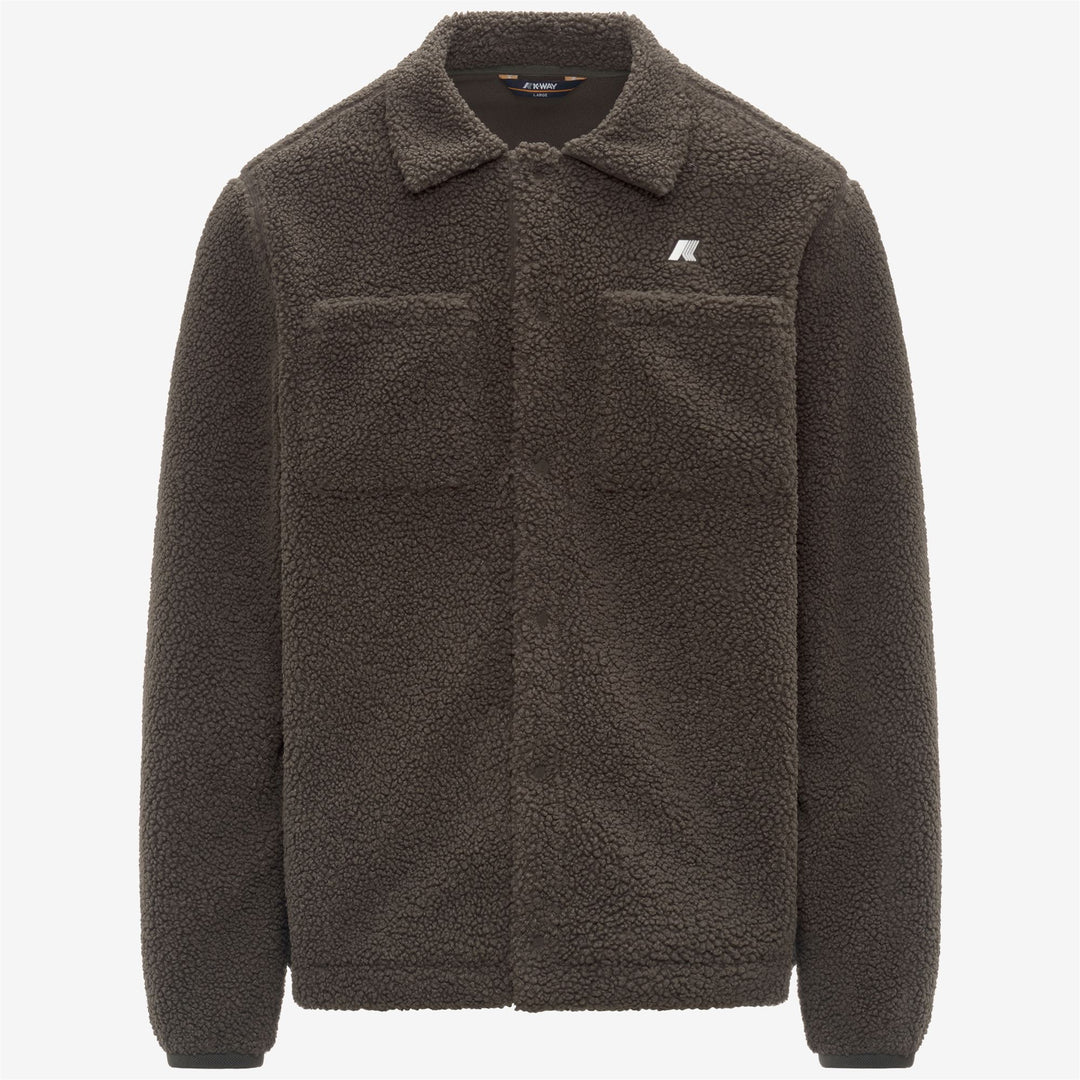 Fleece_MAN_CAMERON SHERPA POLAR_Jacket_Black Olive Combo - Black Olive - Photo