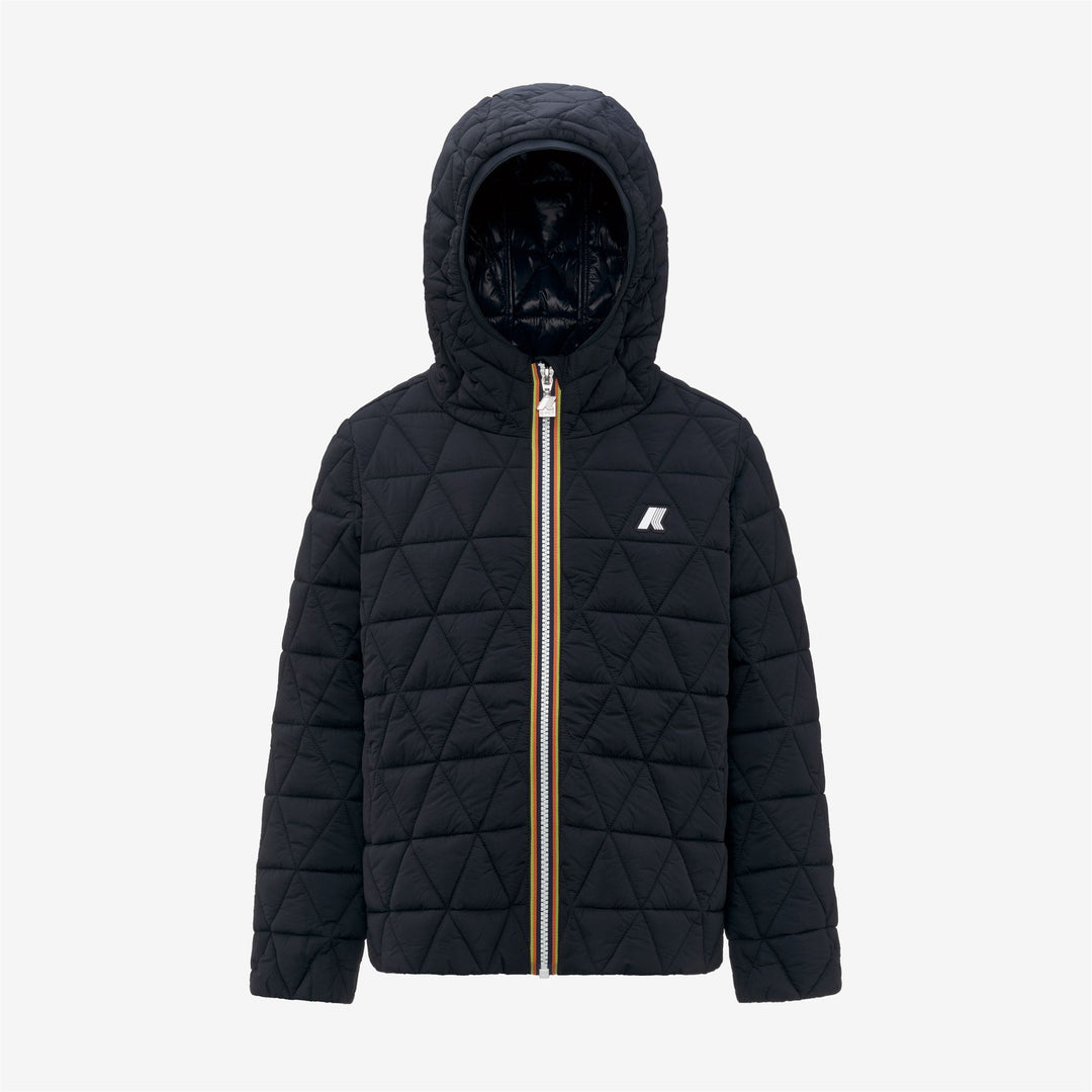 Jackets_GIRL_P. MADLAINE DIAMOND QUILTED WARM_Short_Blue Depth - Photo