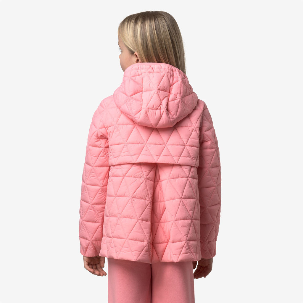 Jackets_Girl_P. MADLAINE DIAMOND QUILTED WARM_Short_Pink Geranium - Commercial 6
