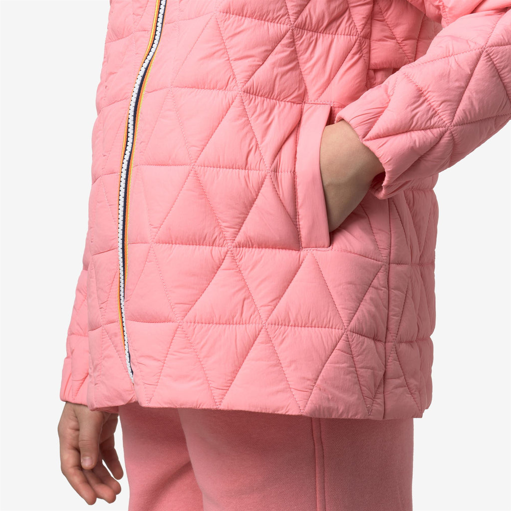 Jackets_Girl_P. MADLAINE DIAMOND QUILTED WARM_Short_Pink Geranium - Commercial 7