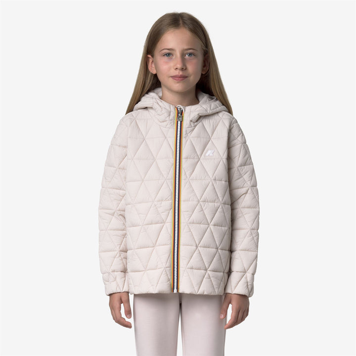 P. MADLAINE DIAMOND QUILTED WARM - Jackets - Short - GIRL - Rose Hushed