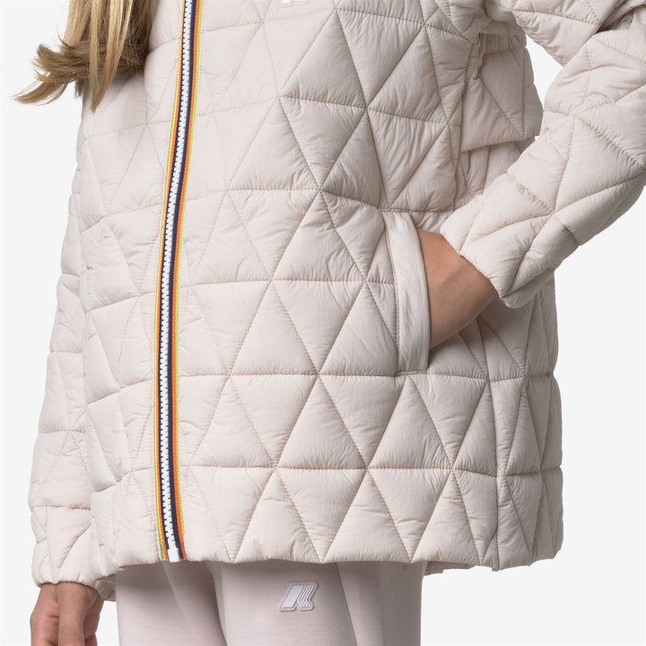 P. MADLAINE DIAMOND QUILTED WARM - Jackets - Short - GIRL - Rose Hushed