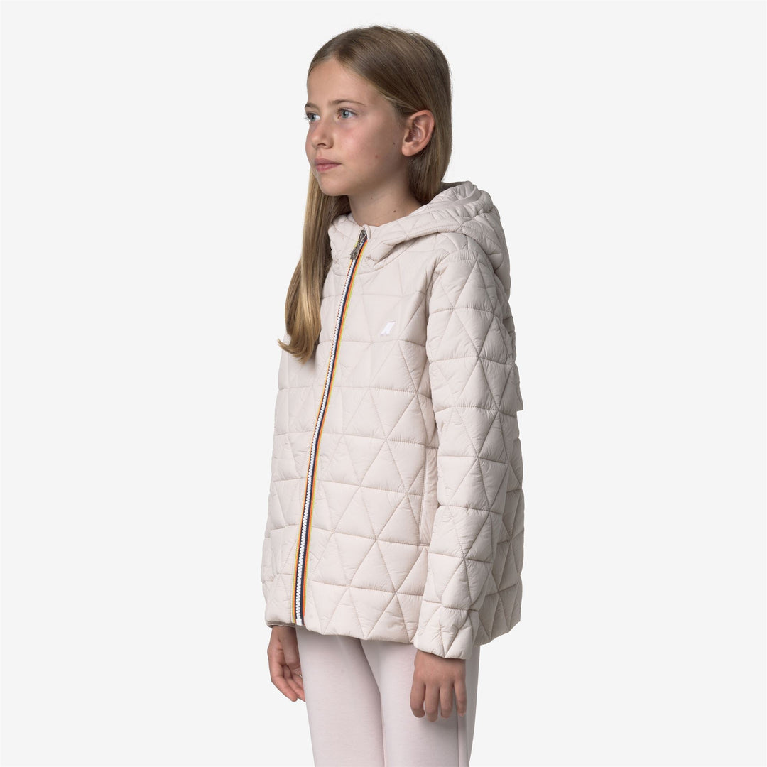 P. MADLAINE DIAMOND QUILTED WARM - Jackets - Short - GIRL - Rose Hushed