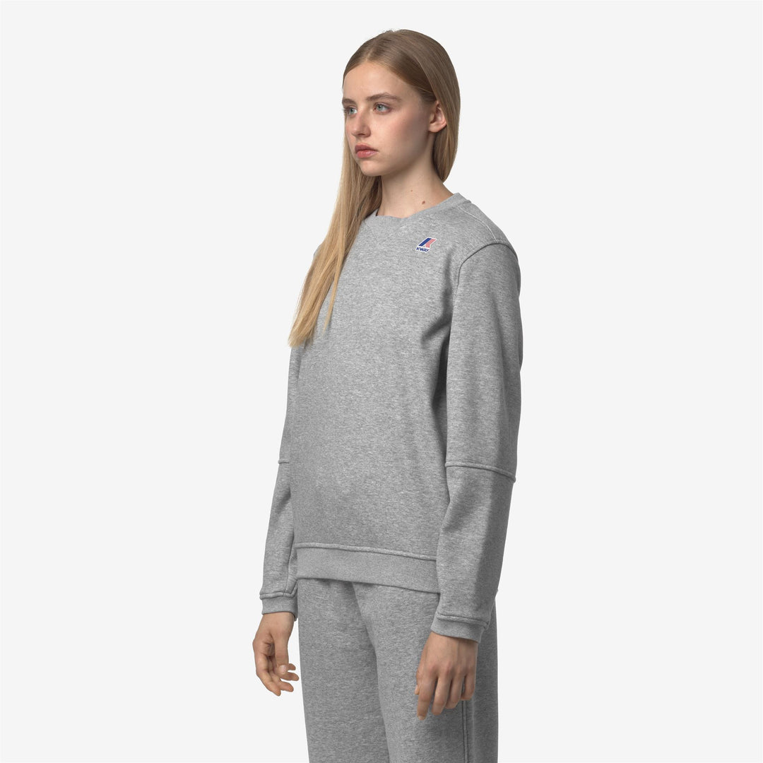 Fleece_UNISEX_NAEL BRUSHED PC_Jumper_Grey Melange Mid - Detail