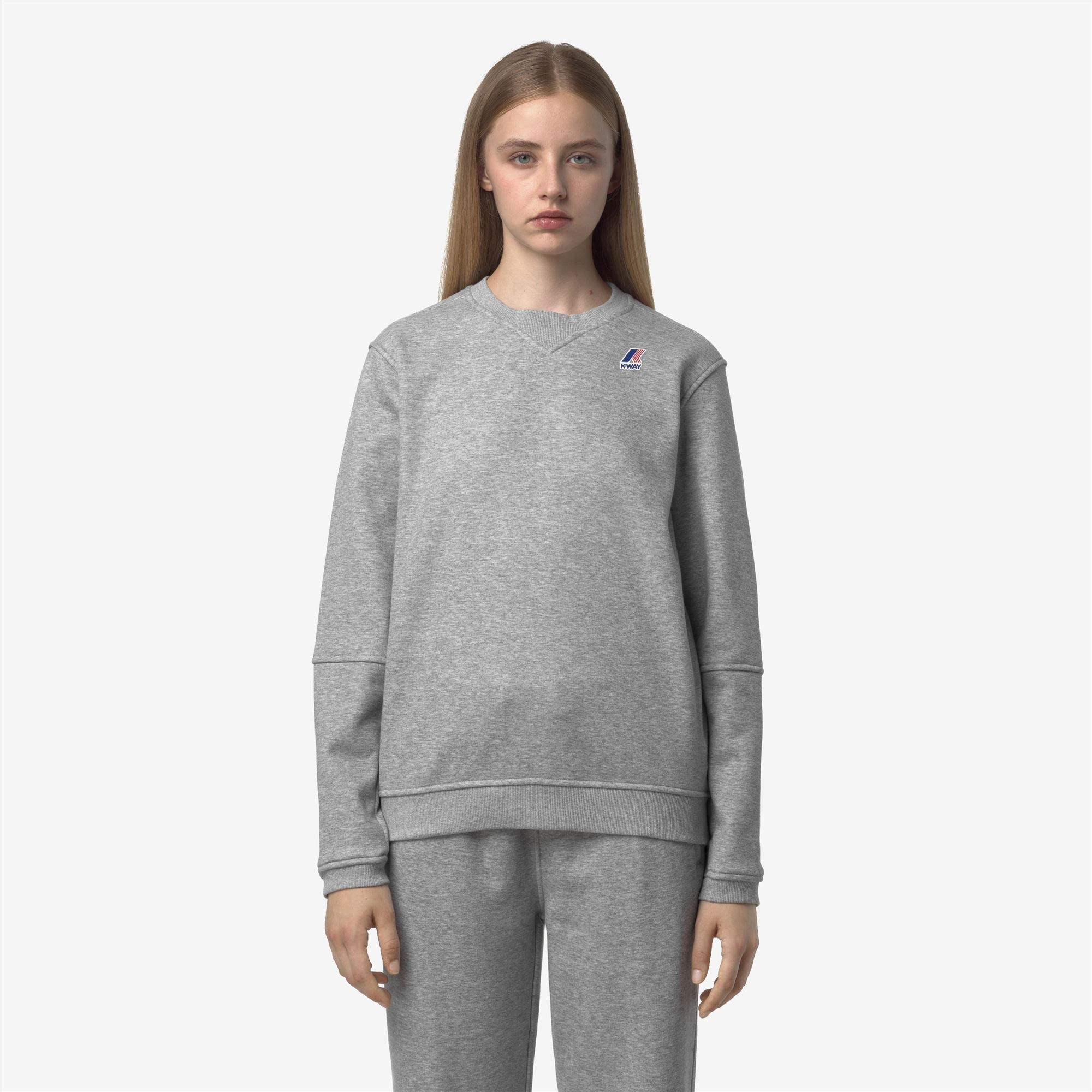 Fleece_UNISEX_NAEL BRUSHED PC_Jumper_Grey Melange Mid - Commercial 4