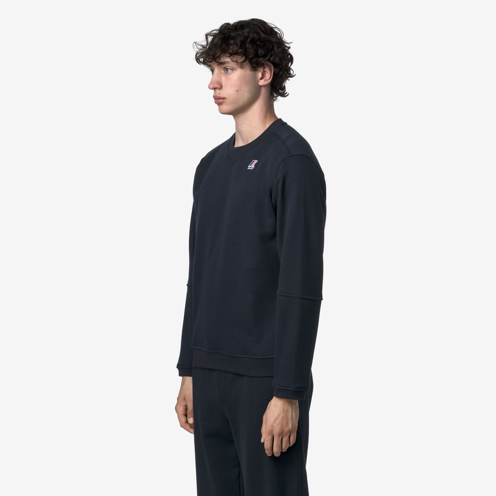 Fleece_UNISEX_NAEL BRUSHED PC_Jumper_Blue Depth - Detail