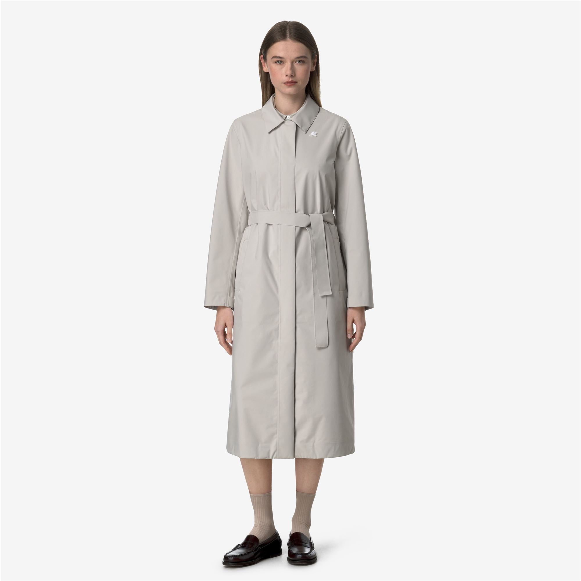 Jackets_WOMAN_BARBRA STRETCH 2L_Long_BEIGE LT - Commercial 4