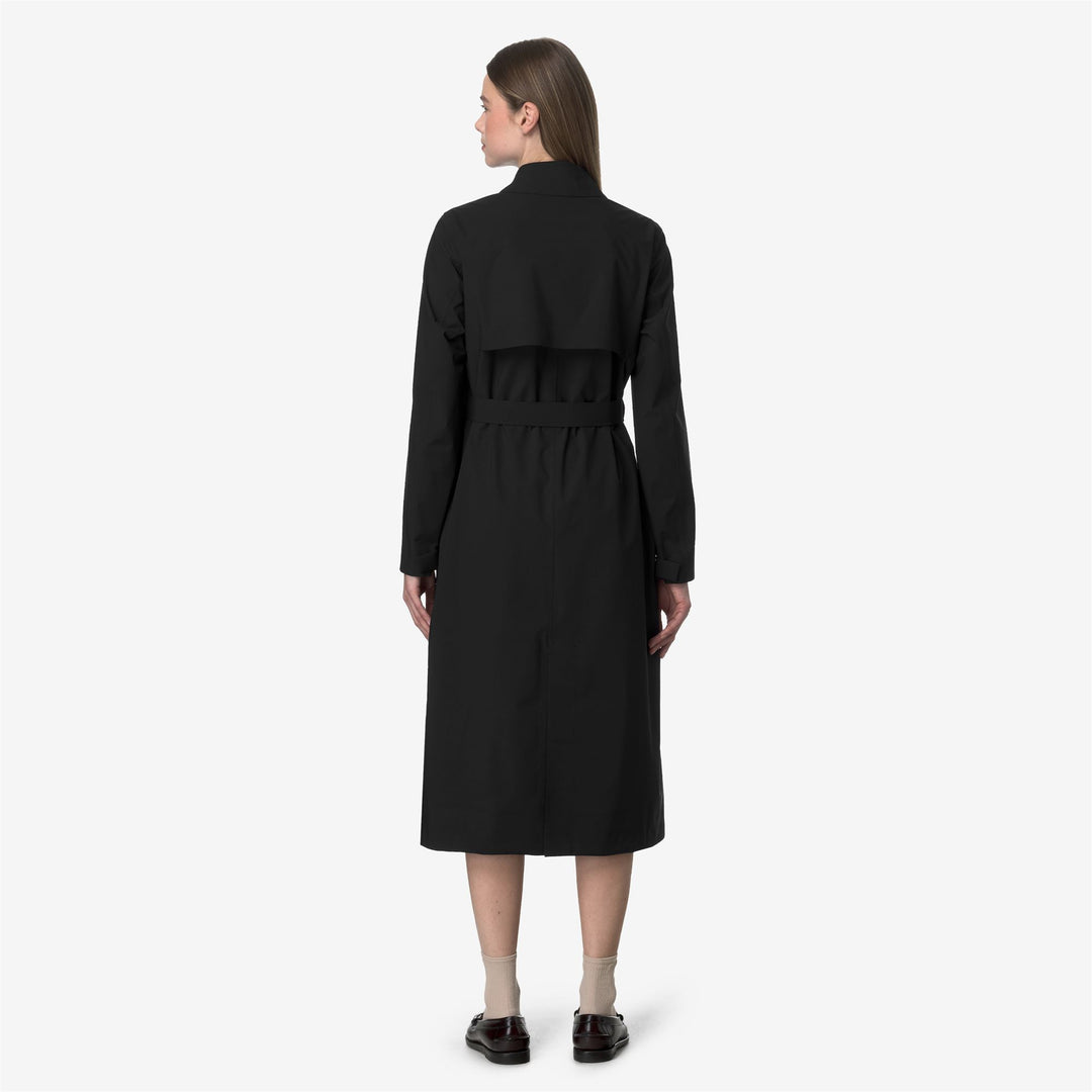 Jackets_WOMAN_BARBRA STRETCH 2L_Long_Black Pure - DressedFrontDouble