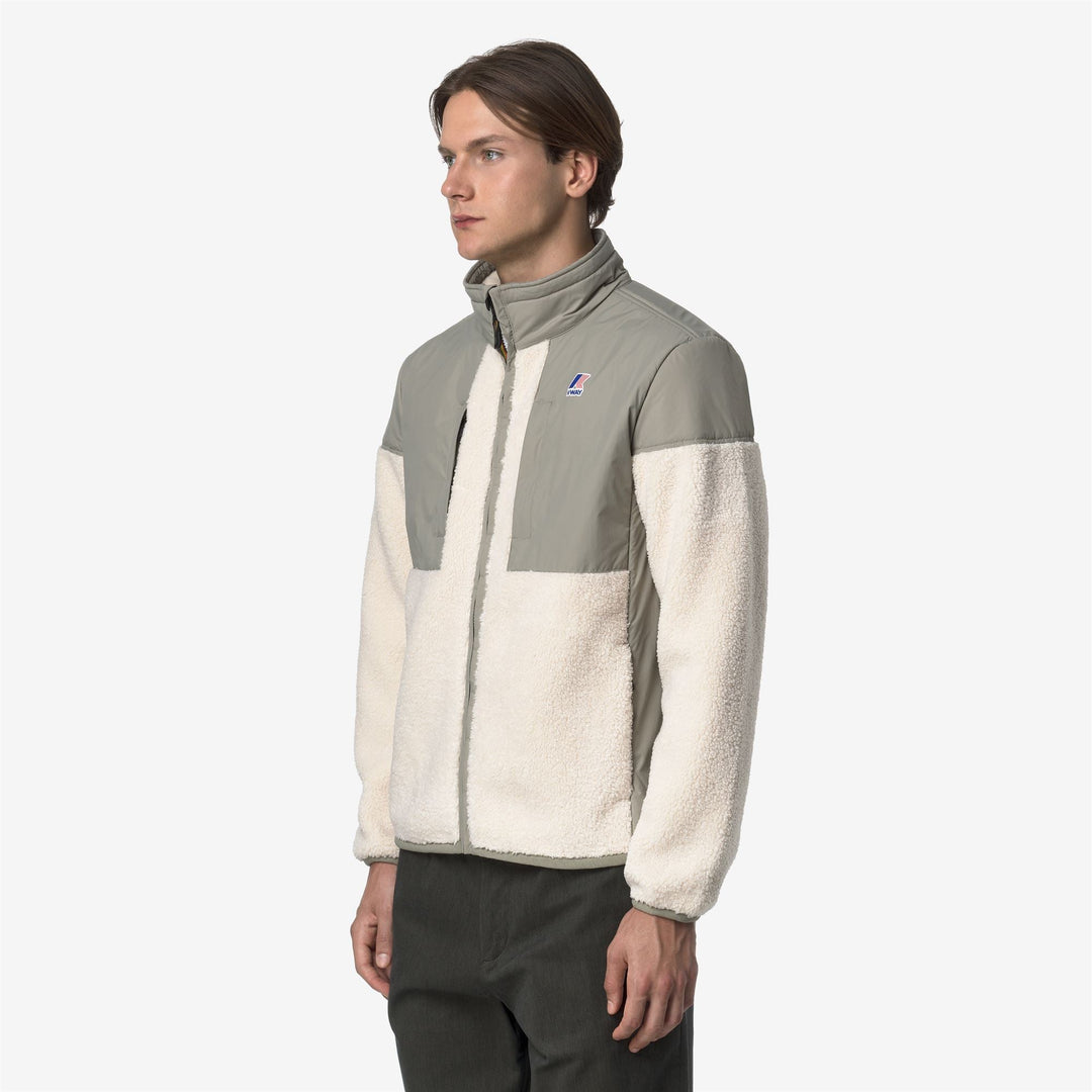 SIXTE 4.0 ORSETTO - Fleece - Jacket - UNISEX - Green Oak-Ecru